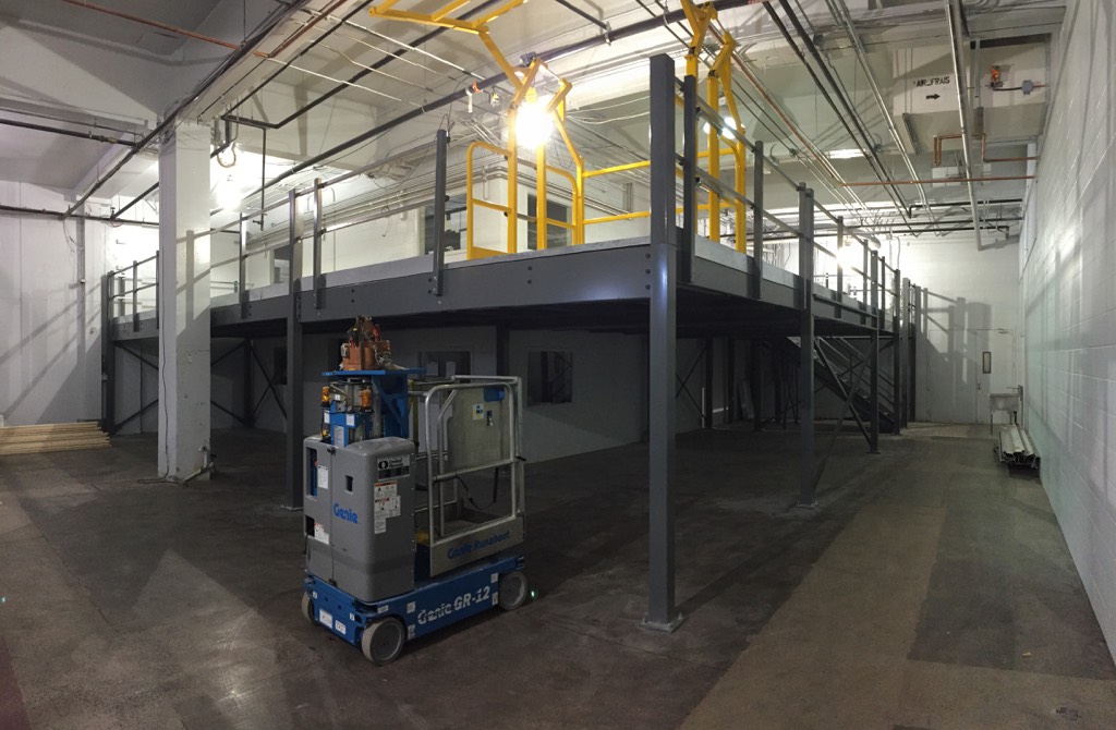 Structure mezzanine